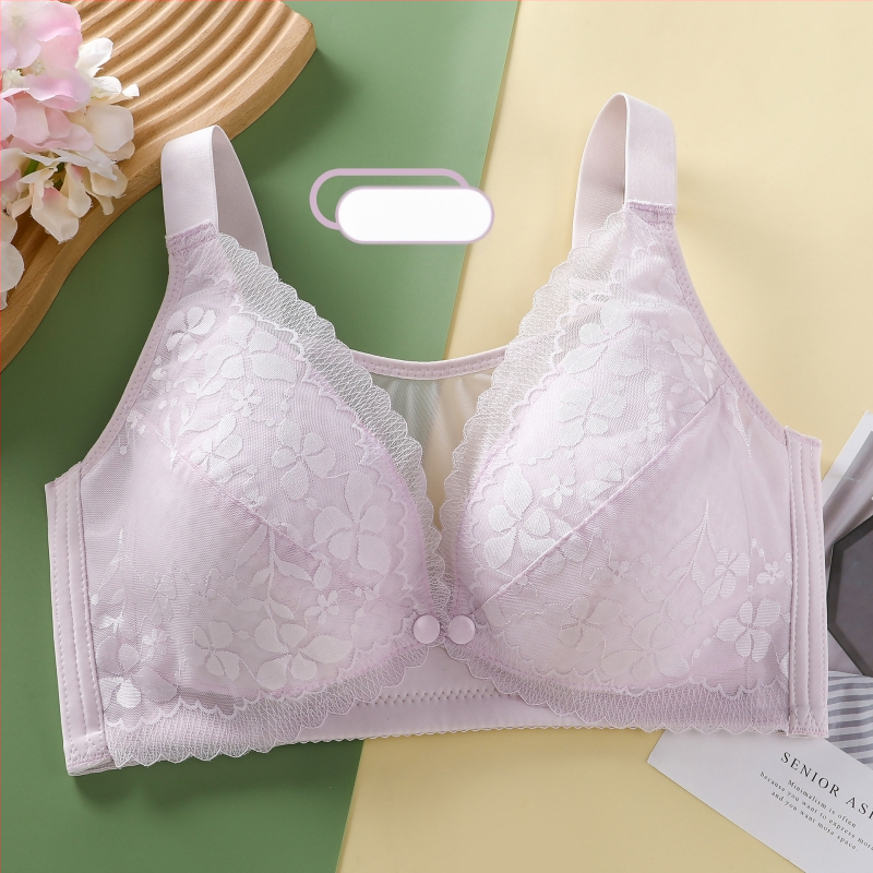 Sutien za dojenje velikih grudi, najlonska tkanina; tanke oblikovane košarice; fiksni naramenice; stražnje zatvaranje s četiri reda kukica; funkcija dojenja.