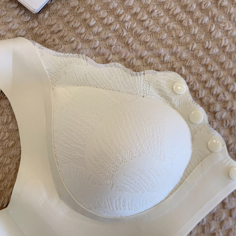 Dojenje grudnjak s prednjim kopčanjem, stil prsluka, tanke oblikovane šalice, najlon tkanina, prozračna podrška