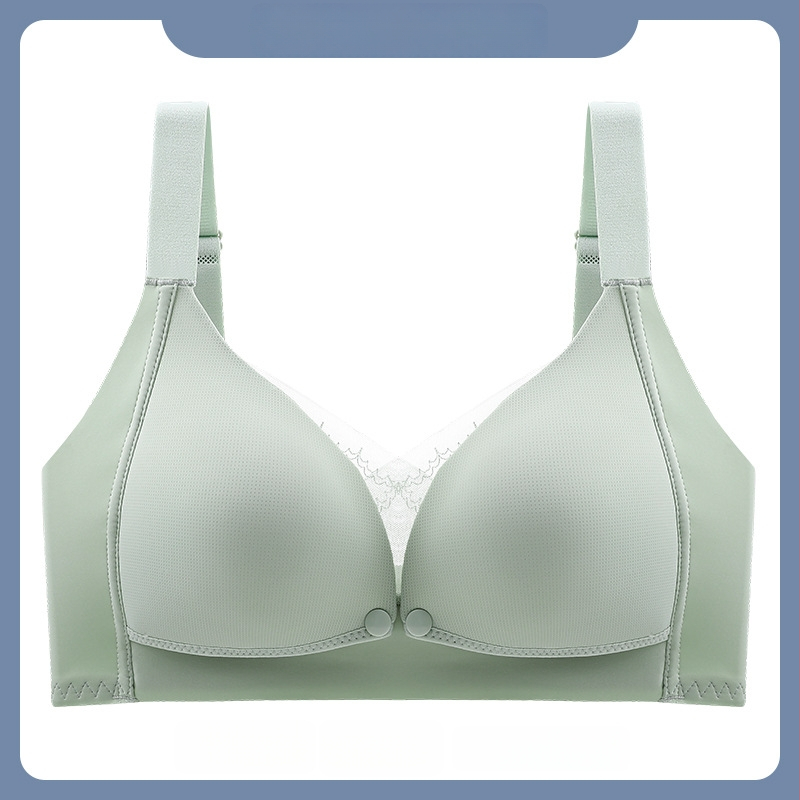 Trudnički i dojenje grudnjak s čipkom, tanke oblikovane košarice, fiksni dvostruki naramenice, za sve faze, 70–80% najlon
