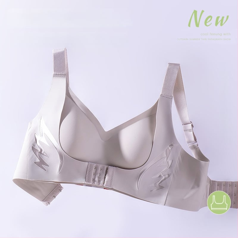 Sutien s prednjim zatvaračem za velike grudi – podizanje, skupljanje, protiv opuštanja; najlon tkanina, pune čašice, tanke oblikovane čašice, fiksne dvostruke naramenice, stražnje četiri reda kopči