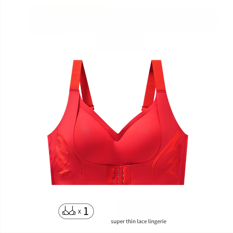 Sutien s prednjim zatvaračem za velike grudi – podizanje, skupljanje, protiv opuštanja; najlon tkanina, pune čašice, tanke oblikovane čašice, fiksne dvostruke naramenice, stražnje četiri reda kopči