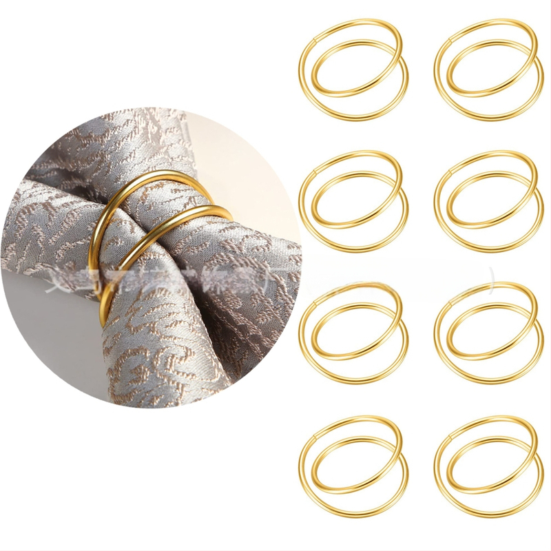 Salvrätiku rõngas — topelt rõngas, tsink-sulam, elektroplaadimine, Lääne stiil