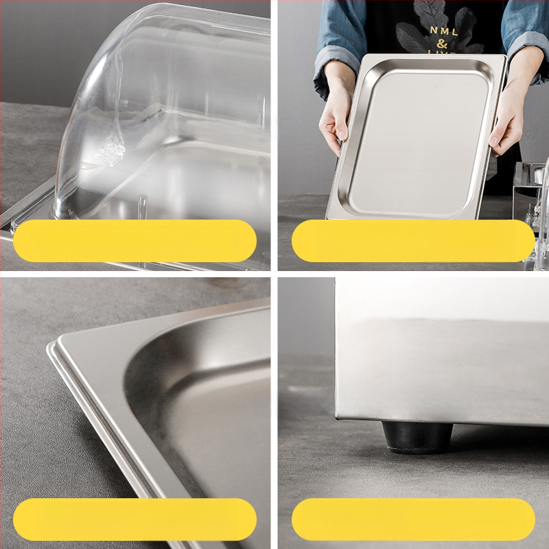 Roostevabast terasest eksponeerimislaud hotellide banketitele — INS stiil, bränd ZHILISHI, mereannide eksponeerimis riiul