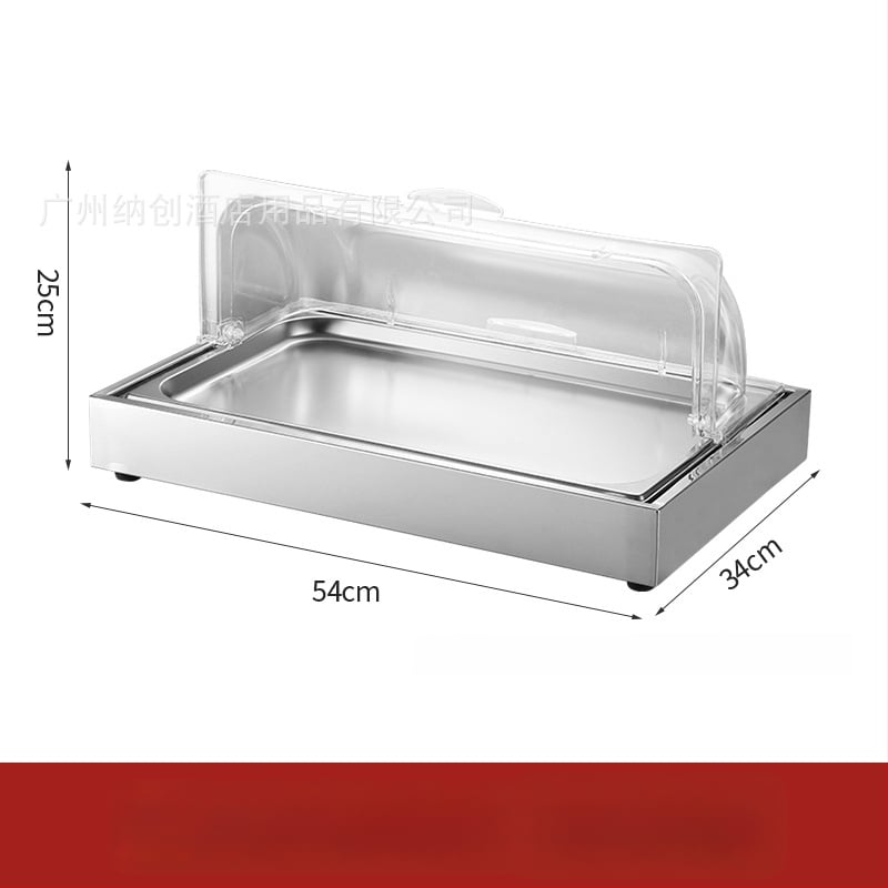 Roostevabast terasest eksponeerimislaud hotellide banketitele — INS stiil, bränd ZHILISHI, mereannide eksponeerimis riiul