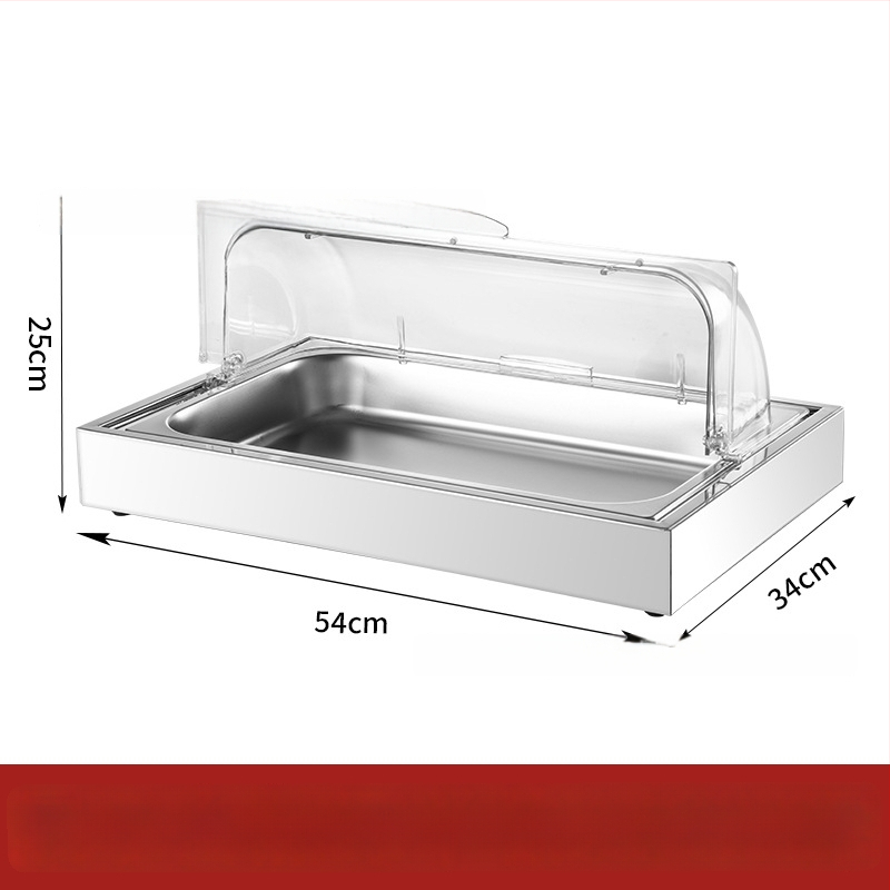 Roostevabast terasest eksponeerimislaud hotellide banketitele — INS stiil, bränd ZHILISHI, mereannide eksponeerimis riiul