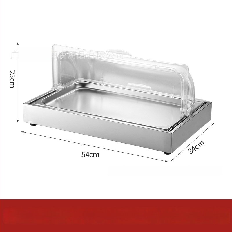 Roostevabast terasest eksponeerimislaud hotellide banketitele — INS stiil, bränd ZHILISHI, mereannide eksponeerimis riiul