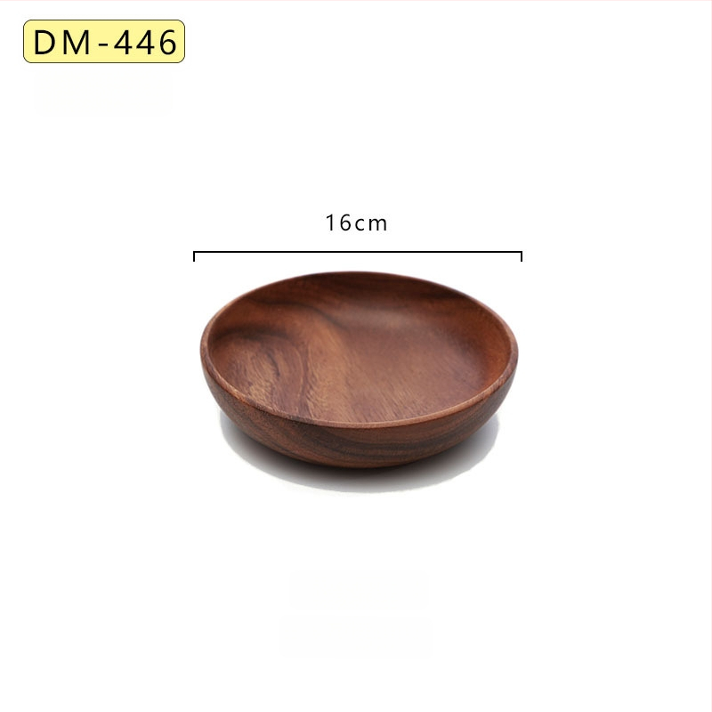 Platou pentru fructe, rotund din lemn, suprafață vopsită manual, simplitate modernă, opțiune de personalizare