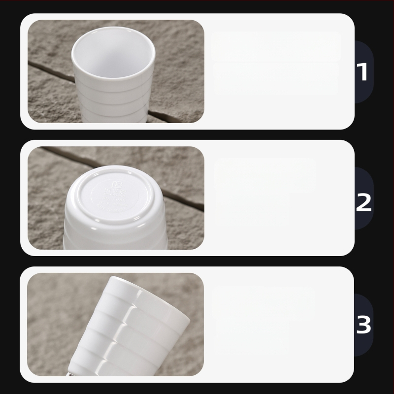 Belein melamiinist lauanõude tass, täiskasvanutele, lihtne stiil, kohandatav