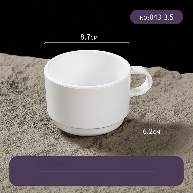 Belein melamiinist lauanõude tass, täiskasvanutele, lihtne stiil, kohandatav