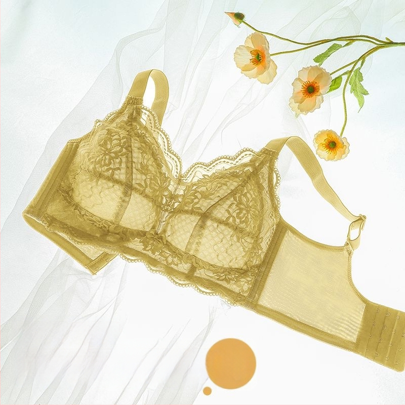 Plus-size seksi čipkasti grudnjak za velike grudi, podizanje i oblikovanje, udobnost