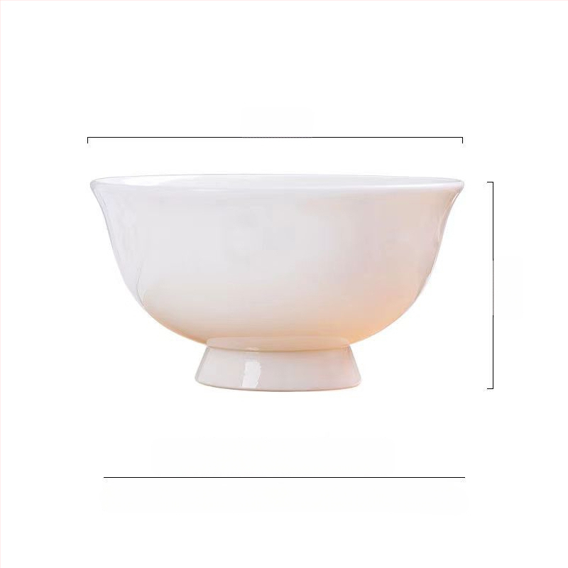 Zeyi keraamika luustportselani kauss, ümmargune kuju, üle 45% luustikupulbrit, mikrolaineohutu, logotrükkimine saadaval