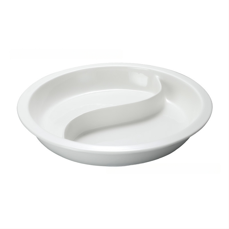 Keraamilised buffee serveerimisnõud hotellidele, ZHILISHI bränd, Hiina stiil, ruudu- ja ümmargused portsjoninõud