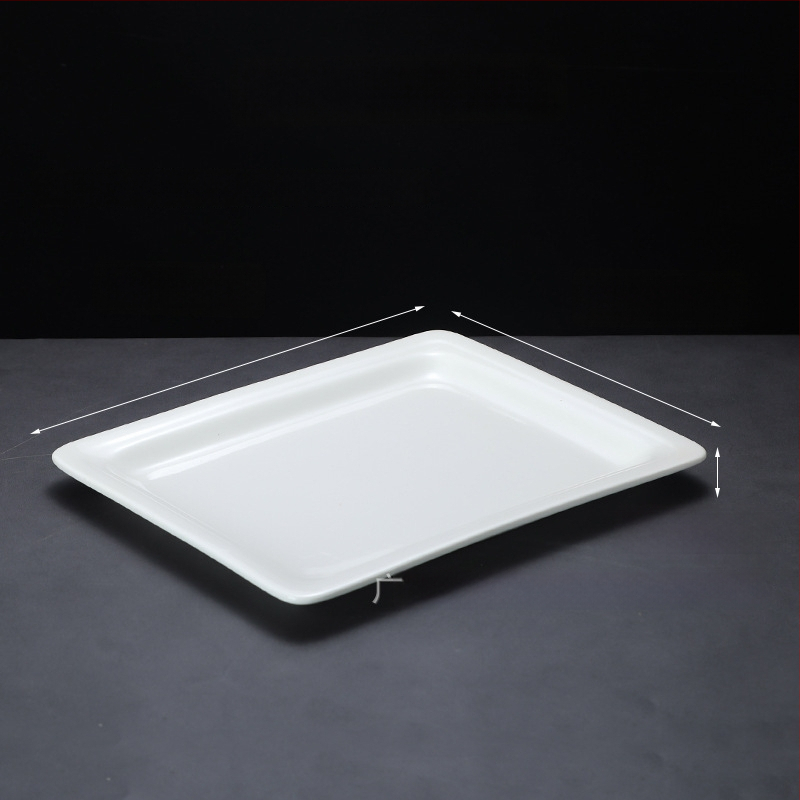 Keraamilised buffee serveerimisnõud hotellidele, ZHILISHI bränd, Hiina stiil, ruudu- ja ümmargused portsjoninõud