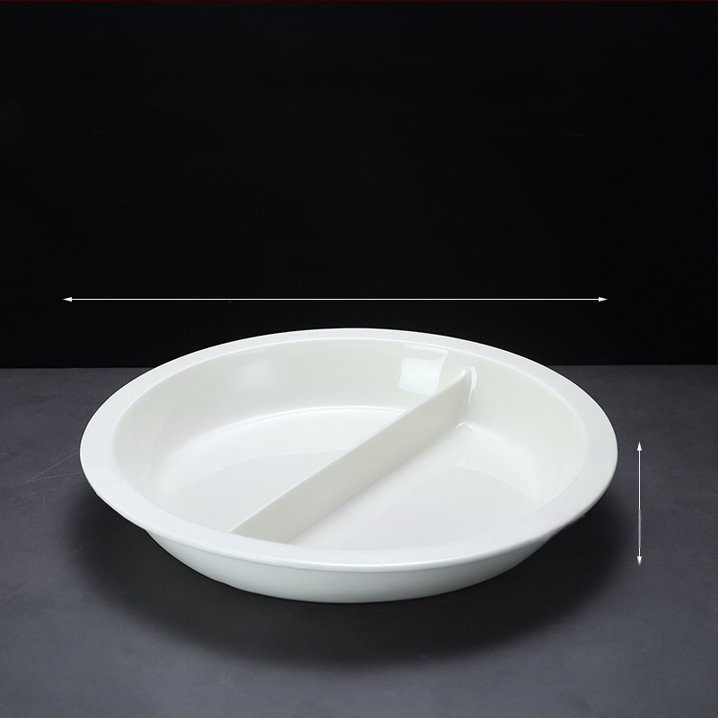 Keraamilised buffee serveerimisnõud hotellidele, ZHILISHI bränd, Hiina stiil, ruudu- ja ümmargused portsjoninõud