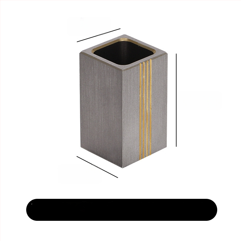 Dantų krapštukų laikiklis - Space Aluminum, atsparus kritimui, šviesus prabangos stilius, barui ir namų naudojimui