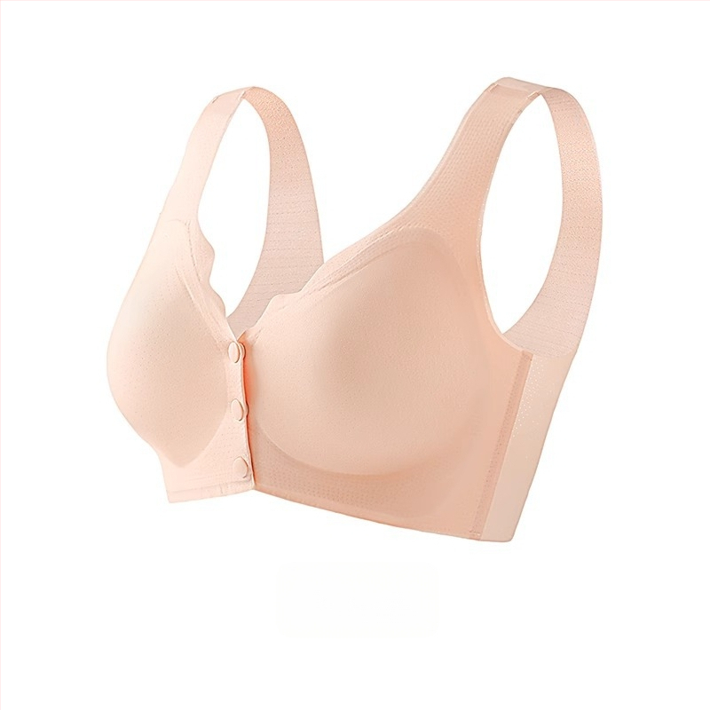 Žindymo liemenėlė — vasaros plonas modelis su kėlimo efektu žindymui po gimdymo; Pagrindinė audinio sudėtis: nailonas; Įdaila: spandex (<30%); Kaušiai: ploni formuoti; Be metalo žiedo; Priekinis užsegimas; Dirželiai: fiksuoti dvigubi