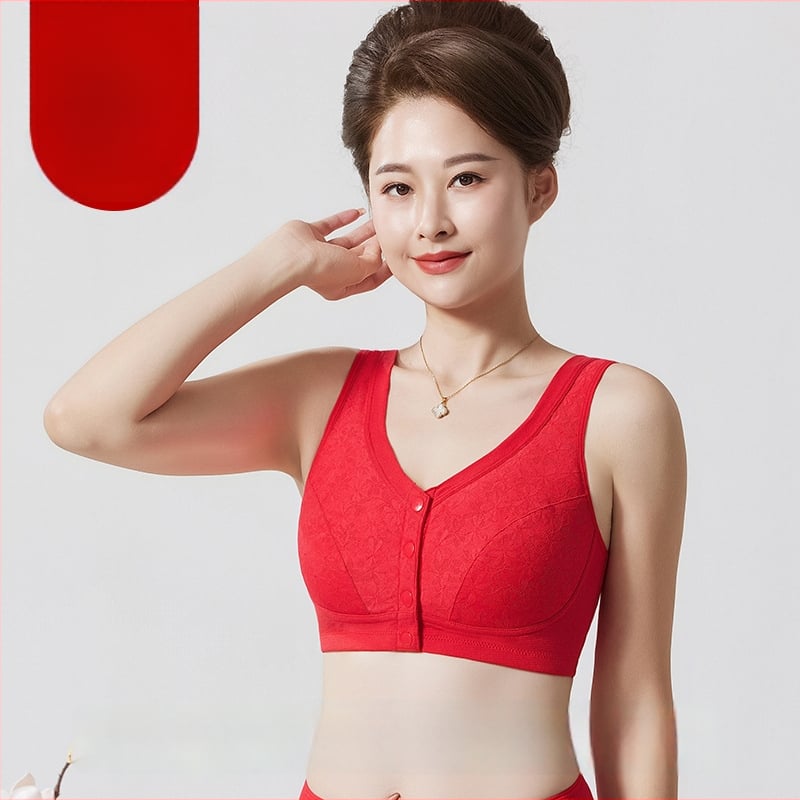 Medvilninė liemenėlė vest stiliumi, pilnos taurės, ploni formuoti puodeliai, priekinis užsegimas