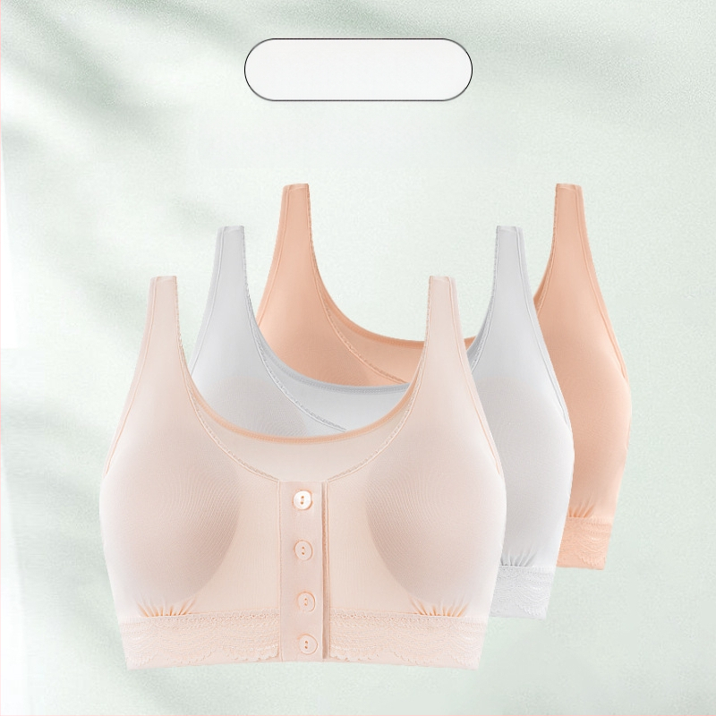 Mulberry šilko liemenėlė su priekinio užsegimo, ploni formuoti puodeliai, šilkinė įdėkla, fiksuoti dvigubi pečių dirželiai