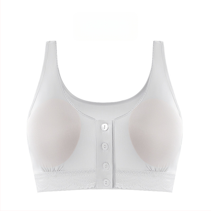 Mulberry šilko liemenėlė su priekinio užsegimo, ploni formuoti puodeliai, šilkinė įdėkla, fiksuoti dvigubi pečių dirželiai