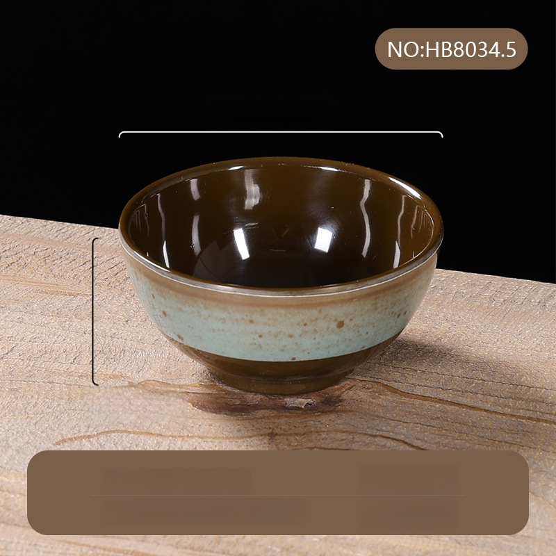 Melamiini lauanõude komplekt nelja osaga – portselanitaoline glasuurmotiiv, kaasaegne stiil, Belein bränd, kohandatav