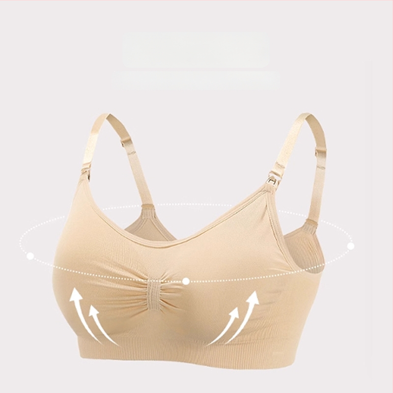 Liemenėlė maitinančiai motinai – žindymui, be vielos, nugaros užsegimas su trim eilių kabliukų, ploni formuojami puodeliai, be siūlių