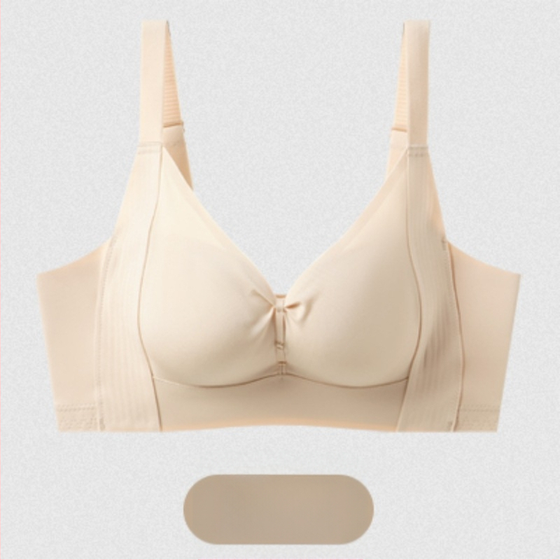Qixuan Бра, 3/4 чашка, чашка с тънък горен ръб и дебело дъно; нейлонова материя, подплата модал 50–70%, фиксирани двойни презрамки, събиране