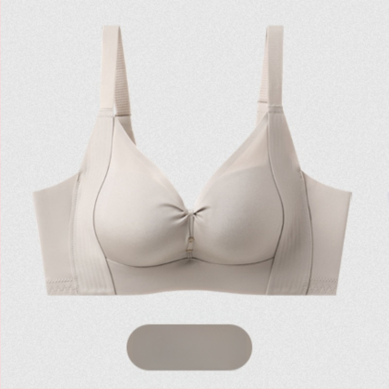 Qixuan Бра, 3/4 чашка, чашка с тънък горен ръб и дебело дъно; нейлонова материя, подплата модал 50–70%, фиксирани двойни презрамки, събиране