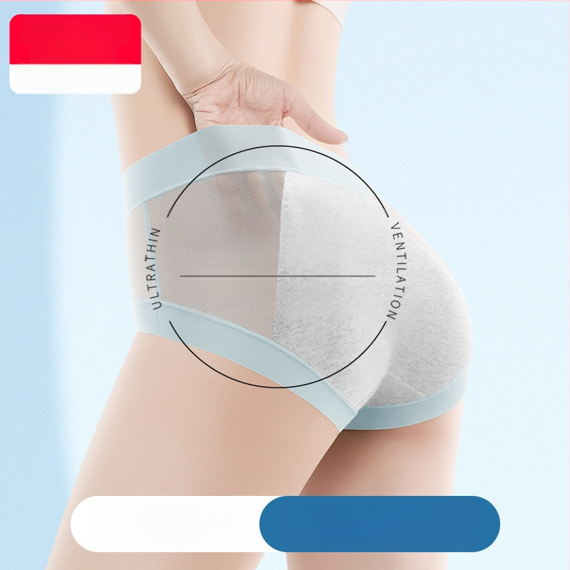 Ženske gaćice za menstrualno razdoblje s čajem polifenolima, 100% pamuk, ultra tanke, prozračne, protiv curenja, sa širim i dužim preponskim dijelom
