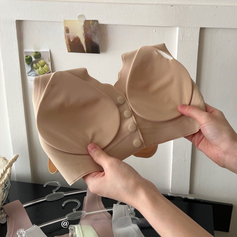 Žindymo bešuvinė liemenėlė su priekinio užsegimo, formuoti puodeliai, anti-sagging