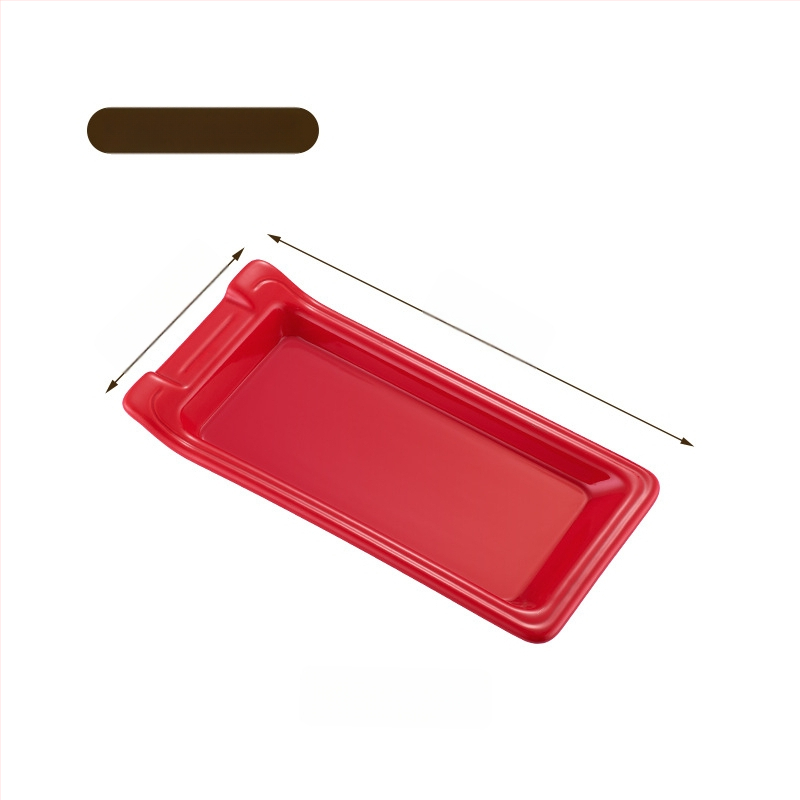 Roostevabast terasest toiduklipsid ja väike kandik buffee jaoks – moods minimalistlik stiil, äri- ja koduseks kasutamiseks, kohandatav