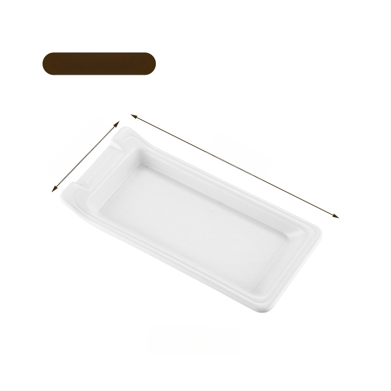 Roostevabast terasest toiduklipsid ja väike kandik buffee jaoks – moods minimalistlik stiil, äri- ja koduseks kasutamiseks, kohandatav