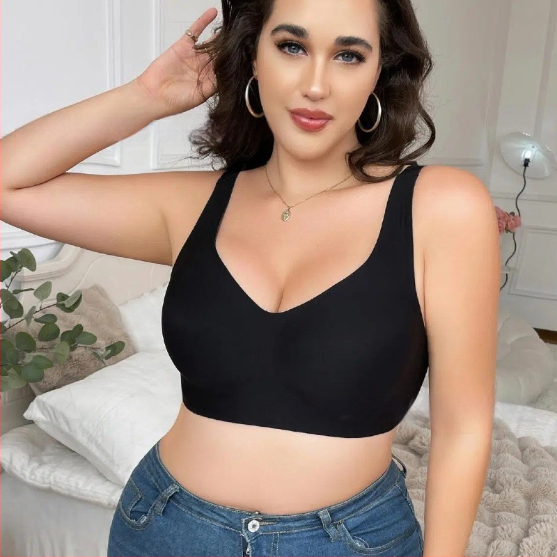 Minkšta palaikymo liemenėlė su 3/4 puodeliais, medvilniniai formuoti puodeliai, fiksuoti petnešos, užpakalinė keturių eilių užsegimas