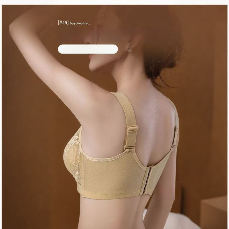 Bešiuotinė braletė su prancūziško stiliaus nėriniais, be siūlių dizainas, pilnas kaušės forma su putų įdėklu, pagrindinis nailoninis audinys, įdėklas iš spandekso, fiksuoti peties dirželiai, nugaros keturių eilių kabliukų užtrauktukas