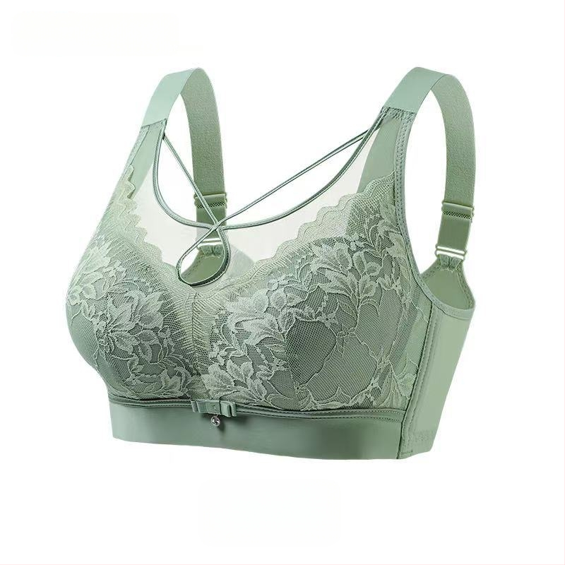 Bešiuotinė braletė su prancūziško stiliaus nėriniais, be siūlių dizainas, pilnas kaušės forma su putų įdėklu, pagrindinis nailoninis audinys, įdėklas iš spandekso, fiksuoti peties dirželiai, nugaros keturių eilių kabliukų užtrauktukas