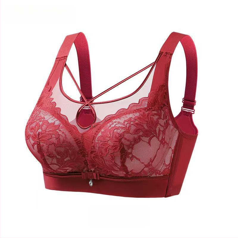 Bešiuotinė braletė su prancūziško stiliaus nėriniais, be siūlių dizainas, pilnas kaušės forma su putų įdėklu, pagrindinis nailoninis audinys, įdėklas iš spandekso, fiksuoti peties dirželiai, nugaros keturių eilių kabliukų užtrauktukas