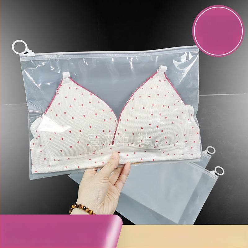 Apatiniams drabužiams skirtas įpakavimo maišelis, PE+CPE medžiaga, pardavimo įpakavimas, logotipo spauda