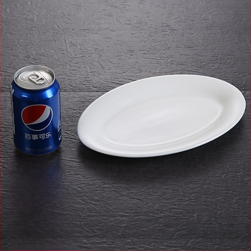 Kalaplaat, ovaalne, paksenenud, Materjal: siidilill, Quanfu bränd, Jaapani stiil