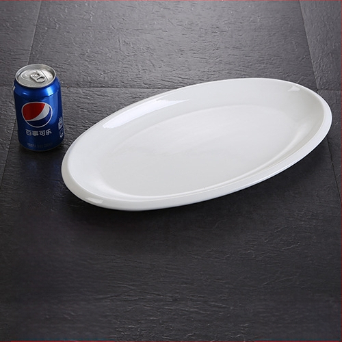 Kalaplaat, ovaalne, paksenenud, Materjal: siidilill, Quanfu bränd, Jaapani stiil