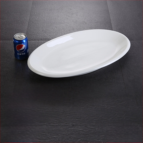 Kalaplaat, ovaalne, paksenenud, Materjal: siidilill, Quanfu bränd, Jaapani stiil