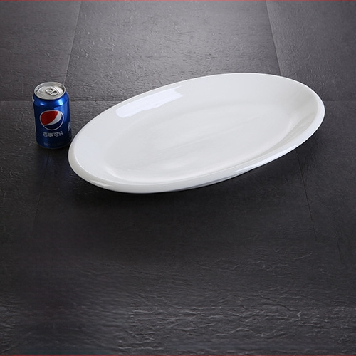 Kalaplaat, ovaalne, paksenenud, Materjal: siidilill, Quanfu bränd, Jaapani stiil