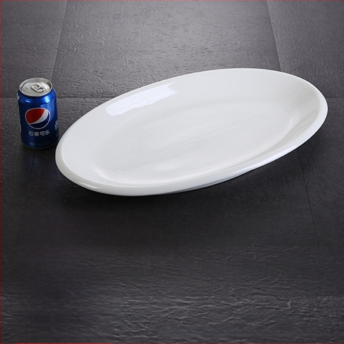 Kalaplaat, ovaalne, paksenenud, Materjal: siidilill, Quanfu bränd, Jaapani stiil