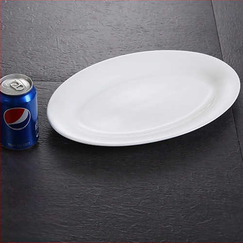 Kalaplaat, ovaalne, paksenenud, Materjal: siidilill, Quanfu bränd, Jaapani stiil