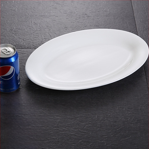 Kalaplaat, ovaalne, paksenenud, Materjal: siidilill, Quanfu bränd, Jaapani stiil