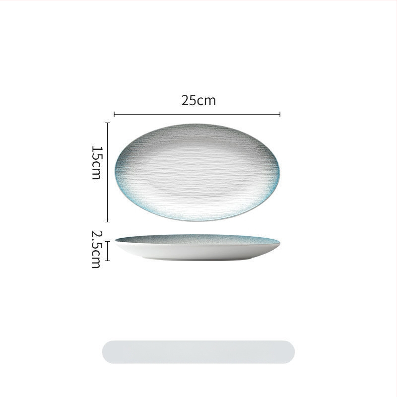 Keraamiline kala taldrik, kõrge kvaliteediga, mõeldud aurutamiseks, ei ole käsitöönduslik, kohandamine ei ole võimalik.