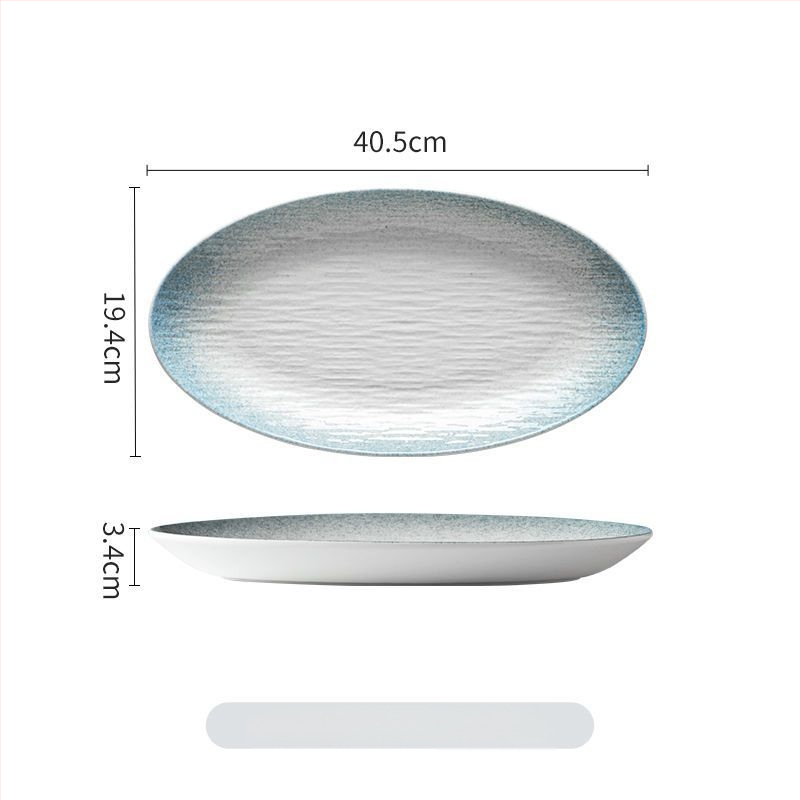 Keraamiline kala taldrik, kõrge kvaliteediga, mõeldud aurutamiseks, ei ole käsitöönduslik, kohandamine ei ole võimalik.