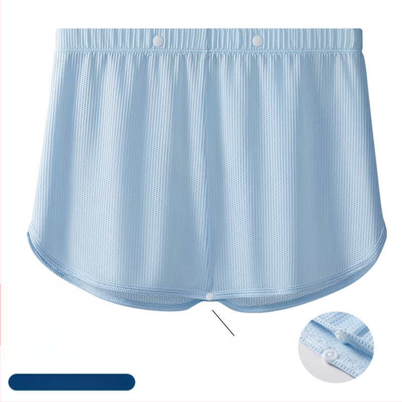 Muške bokserice s otvorom u preponama, tanak ice silk materijal, brzo sušeće, prozračne