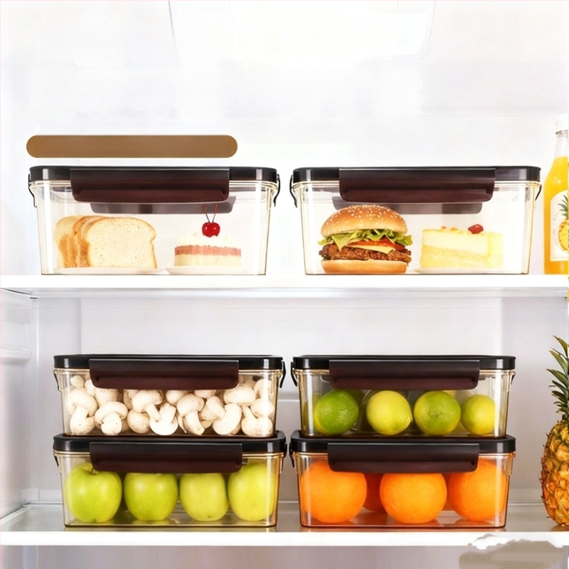 Kutija za čuvanje svježine (kvadratnog oblika, 800-1000 ml, prehrambeni PP, zapečaćen poklopac, održava toplinu)