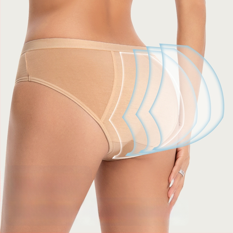 Ženske antibakterijske gaćice za menstruaciju, otporne na curenje, plus veličina