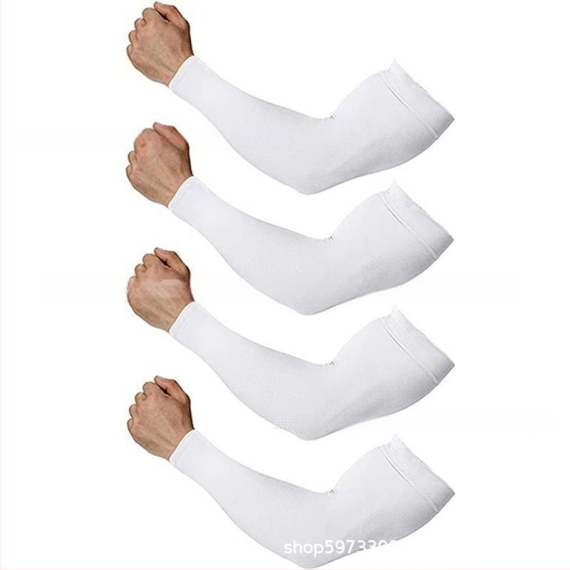 Слънцезащитни дишащи ръкави за каране и спорт на открито, найлон, съдържание 81-95%, стил естествен, пролет 2024