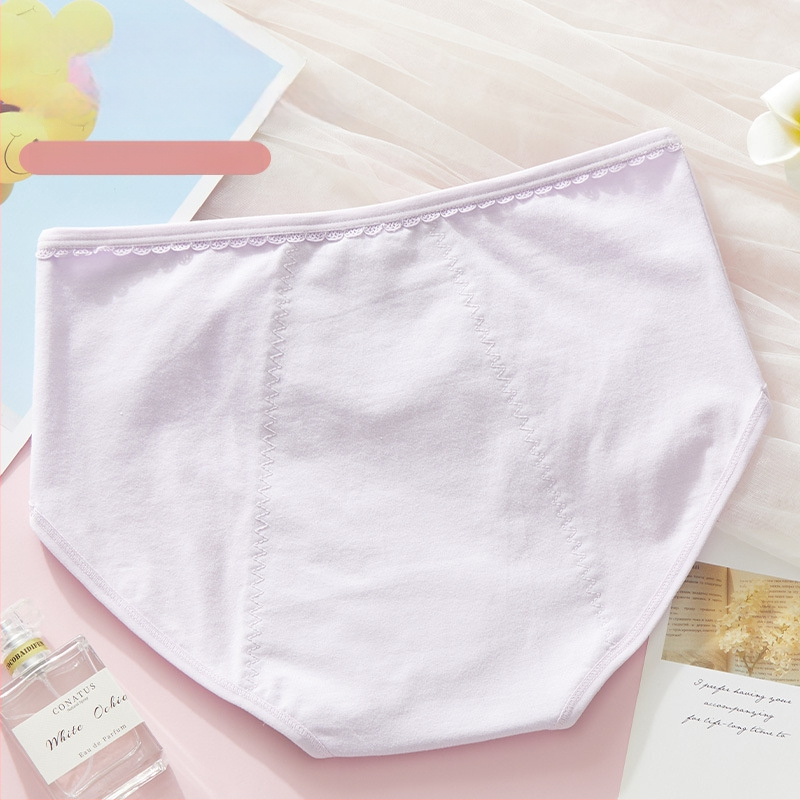 Gaćice za menstrualni ciklus s zaštitom od propuštanja, srednji struk, plus veličina, za 12-godišnju djevojčicu